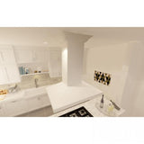 ZLINE 30" Wooden Island Range Hood, Remote Motor, Cottage White, KBiTT-RS-30-400
