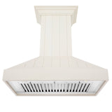 ZLINE 30" Wooden Wall Mount Range Hood in Cottage White, KPTT-30