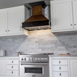 ZLINE 30" Wooden Wall Range Hood, Hamilton, Remote Motor, 329AH-RD-30