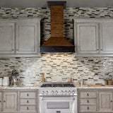 ZLINE 30" Wooden Wall Range Hood, Hamilton, Remote Motor, 329AH-RD-30
