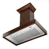 ZLINE 30" Wooden Wall Range Hood in Walnut, KBRR-30