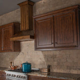 ZLINE 30" Wooden Wall Range Hood, Rustic Light, KPLL-30