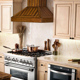 ZLINE 30" Wooden Wall Range Hood, Rustic Light, KPLL-30