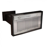 ZLINE 30"Wooden Wall Range Hood, Rustic Dark, KPDD-30