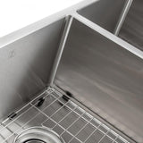 ZLINE 33" Undermount Double Bowl Sink, Stainless Steel, SR50D-33
