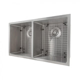 ZLINE 33" Undermount Double Bowl Sink, Stainless Steel, SR50D-33