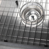 ZLINE 33" Undermount Single Bowl Ledge Sink Stainless Steel, SLSAP-33