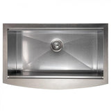 ZLINE 33" Undermount Single Bowl Ledge Sink Stainless Steel, SLSAP-33S