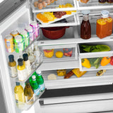 ZLINE 36" Autograph 22.5 cu. ft French Door Refrigerator with Ice Maker in Fingerprint Resistant Stainless Steel RFMZ-36-MB