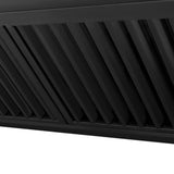 ZLINE 36" Autograph Black Stainless Wall Range Hood, Bronze, BS655Z-36-CB