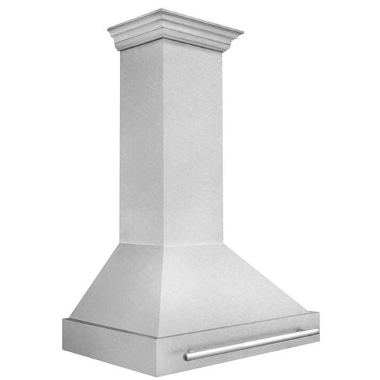 ZLINE 36" Autograph DuraSnow Stainless Steel Wall Range Hood 8654SNX-36
