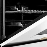 ZLINE 36" Autograph Edition Dual Fuel Range, White Door, RAZ-WM-36-G