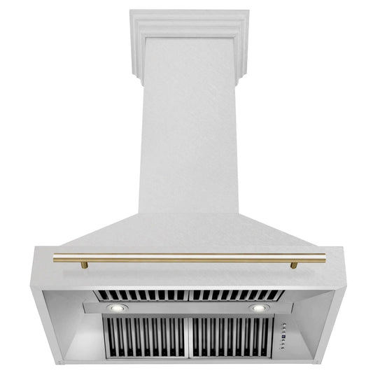 ZLINE 36" Autograph Edition Fingerprint Resistant Stainless Steel Range Hood 8654SNZ-36-G