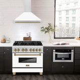ZLINE 36" Autograph Stainless Wall Range Hood KB4SNZ-WM36-G
