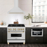 ZLINE 36" Autograph Stainless Wall Range Hood KB4STZ-36-G