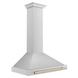 ZLINE 36" Autograph Stainless Wall Range Hood KB4STZ-36-G