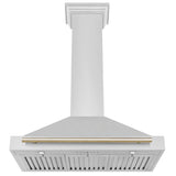 ZLINE 36" Autograph Stainless Wall Range Hood KB4STZ-36-G