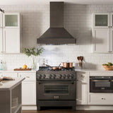 ZLINE 36" Black Stainless Steel Wall Mount Range Hood, BS655N-36