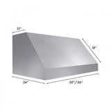 ZLINE 36" Designer Series Under Cabinet Range Hood, 8685S-36