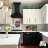 ZLINE 36" Designer Series Wooden Wall Range Hood in Black, KBCC-36