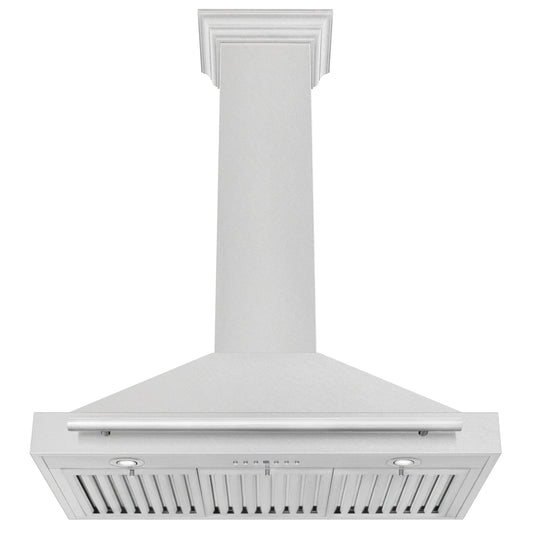 ZLINE 36" Fingerprint Resistant Stainless Steel Range Hood with Stainless Steel Handle KB4SNX-36