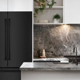 ZLINE 36" French Door Refrigerator,Ice Maker,Black Stainless,RFM-36-BS
