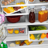 ZLINE 36" French Door Refrigerator,Ice Maker,Black Stainless,RFM-36-BS
