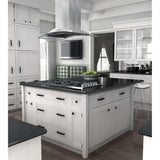 ZLINE 36" Gas Cooktop with 6 Gas Burners and Black Porcelain Top RC36-PBT