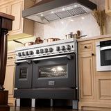ZLINE 36" Hand-Hammered Copper Finish Wall Range Hood, 655-HBXXX-36