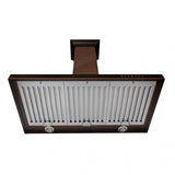 ZLINE 36" Hand-Hammered Copper Finish Wall Range Hood, 8KBH-36