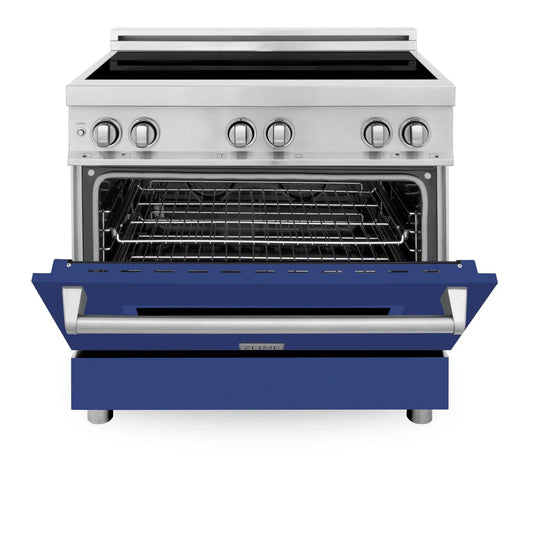 ZLINE 36" Induction Range in DuraSnow Stainless Steel  RAIND-BM-36