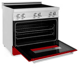 ZLINE 36" Induction Range in DuraSnow Stainless Steel RAIND-RG-36