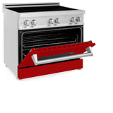 ZLINE 36" Induction Range in DuraSnow Stainless Steel RAIND-RG-36