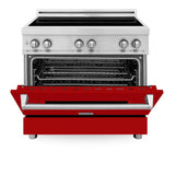 ZLINE 36" Induction Range in DuraSnow Stainless Steel RAIND-RG-36