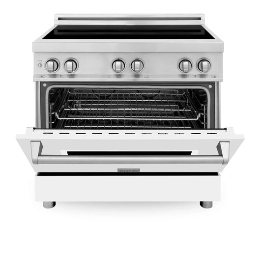 ZLINE 36" Induction Range in DuraSnow Stainless Steel RAIND-WM-36