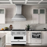 ZLINE 36" Induction Range in DuraSnow Stainless Steel RAIND-WM-36