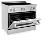 ZLINE 36" Induction Range with a 4 Element Stove and Electric Oven in Stainless Steel RAIND-36