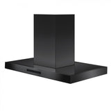 ZLINE 36" Island Mount Range Hood in Black Stainless Steel, BSKE2iN-36