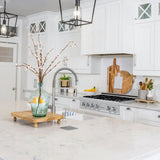 ZLINE 36" Porcelain Rangetop, DuraSnow®, 6 Brass Burners, RTS-BR-36