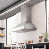 ZLINE 36" Professional Wall Range Hood, Built-in CrownSound® Bluetooth Speakers, 697CRN-BT-36