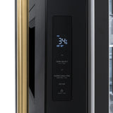 ZLINE 36" Refrigerator, Water, Ice Dispenser, Fingerprint Resistant, RSMZ-W-36-BS-G