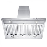 ZLINE 36" Remote Blower 400 CFM Island Range Hood, GL2i-RS-36-400