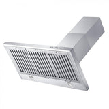 ZLINE 36" Stainless Steel Wall Range Hood, Crown Molding, KBCRN-36