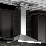 ZLINE 36" Stainless Steel Wall Range Hood, Crown Molding, KL2CRN-36