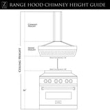 ZLINE 36" Stainless Steel Wall Range Hood KN4-36