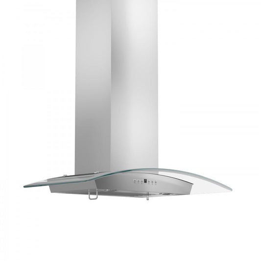 ZLINE 36" Stainless Steel Wall Range Hood with Crown Molding, KZCRN-36