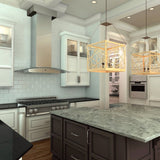 ZLINE 36" Stainless Steel Wall Range Hood with Crown Molding, KZCRN-36