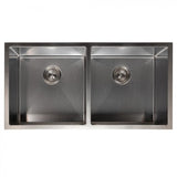 ZLINE 36" Undermount Double Bowl Sink Stainless Steel, SR50D-36S