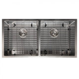 ZLINE 36" Undermount Double Bowl Sink Stainless Steel, SR50D-36S