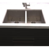 ZLINE 36" Undermount Double Bowl Sink Stainless Steel, SR60D-36S